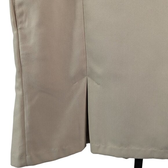 TOMMY HILFIGER GOLF Flat Front Pleated Anna Skirt Skort Khaki Size 10 - Picture 4 of 15